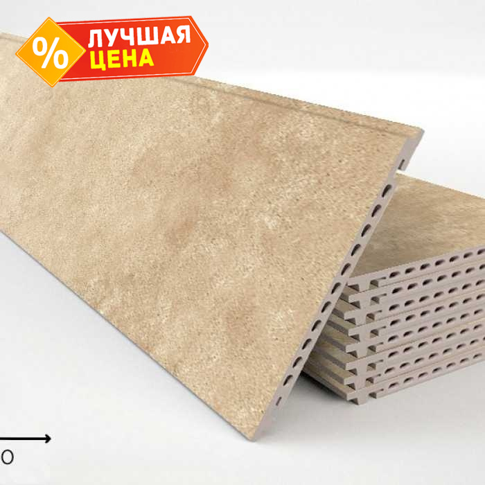 Керамогранитная плита FAVEKER GA16 для НФС, Urban Beige, 1000*300*18 мм