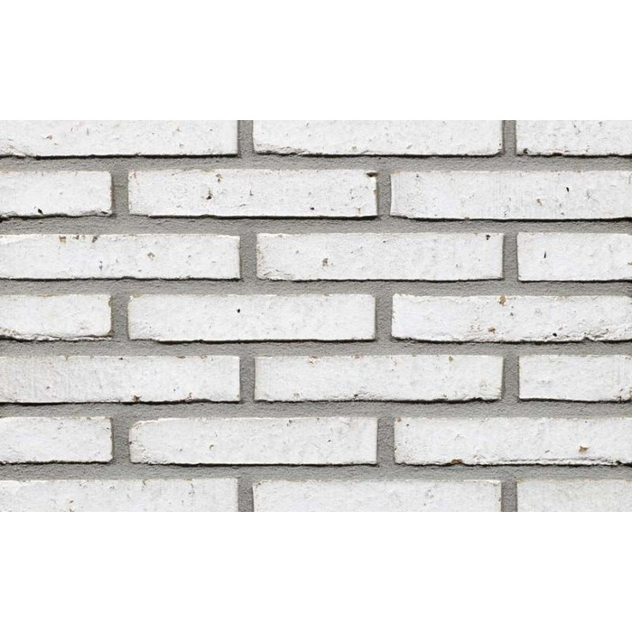 Кирпич облицовочный Terca Pure White Falls ручной формовки, 210х100х50 мм