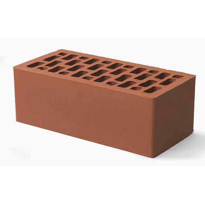 Кирпич BRAER красный 1,4 НФ ГОСТ, 250х120х88 мм