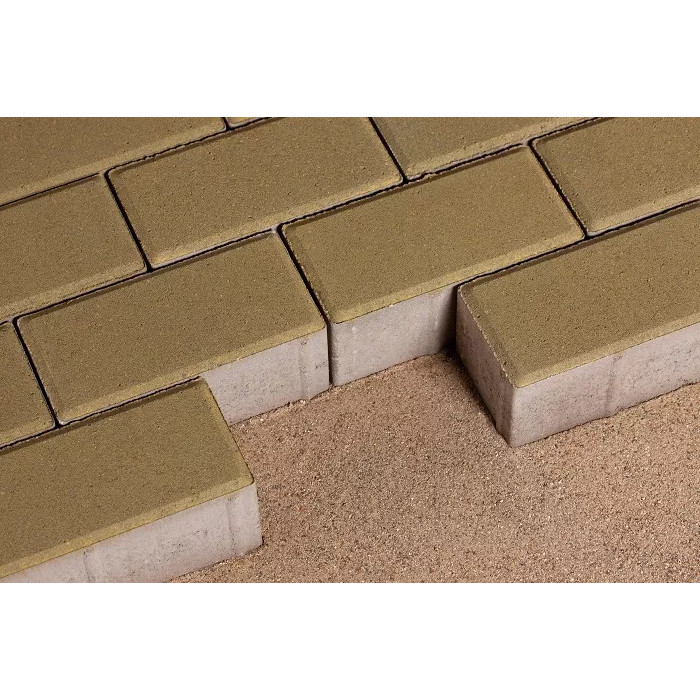Брусчатка 342 механический завод Прямоугольник 200х100х60 мм Оливковый
